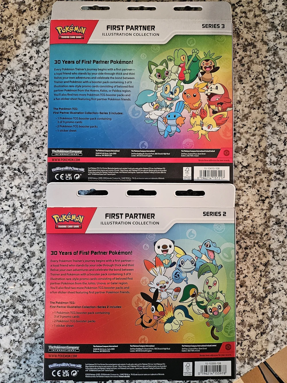 Pokemon TCGFirst Partner Illustration Collection Series 2 & 3